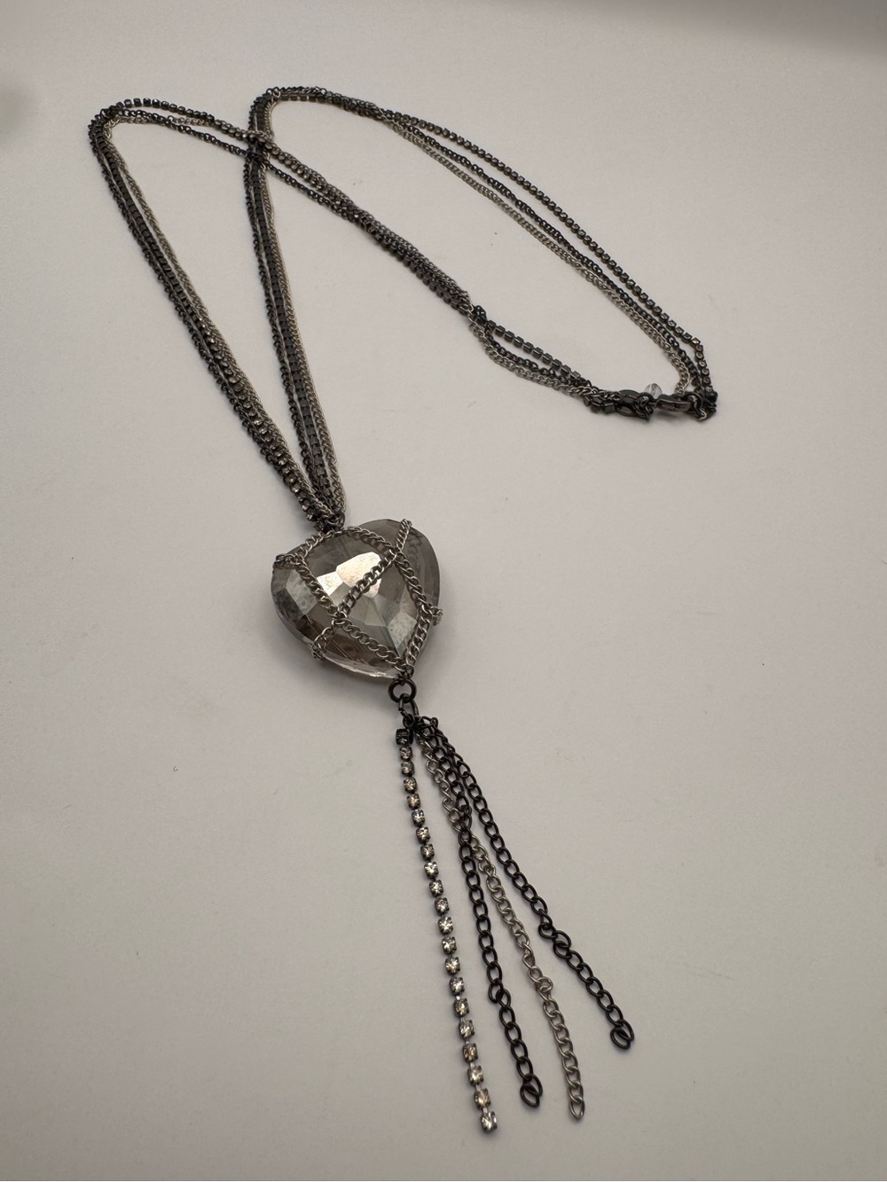 VERA WANG™️ Simply Vera Heart Tassel Multistrand Necklace